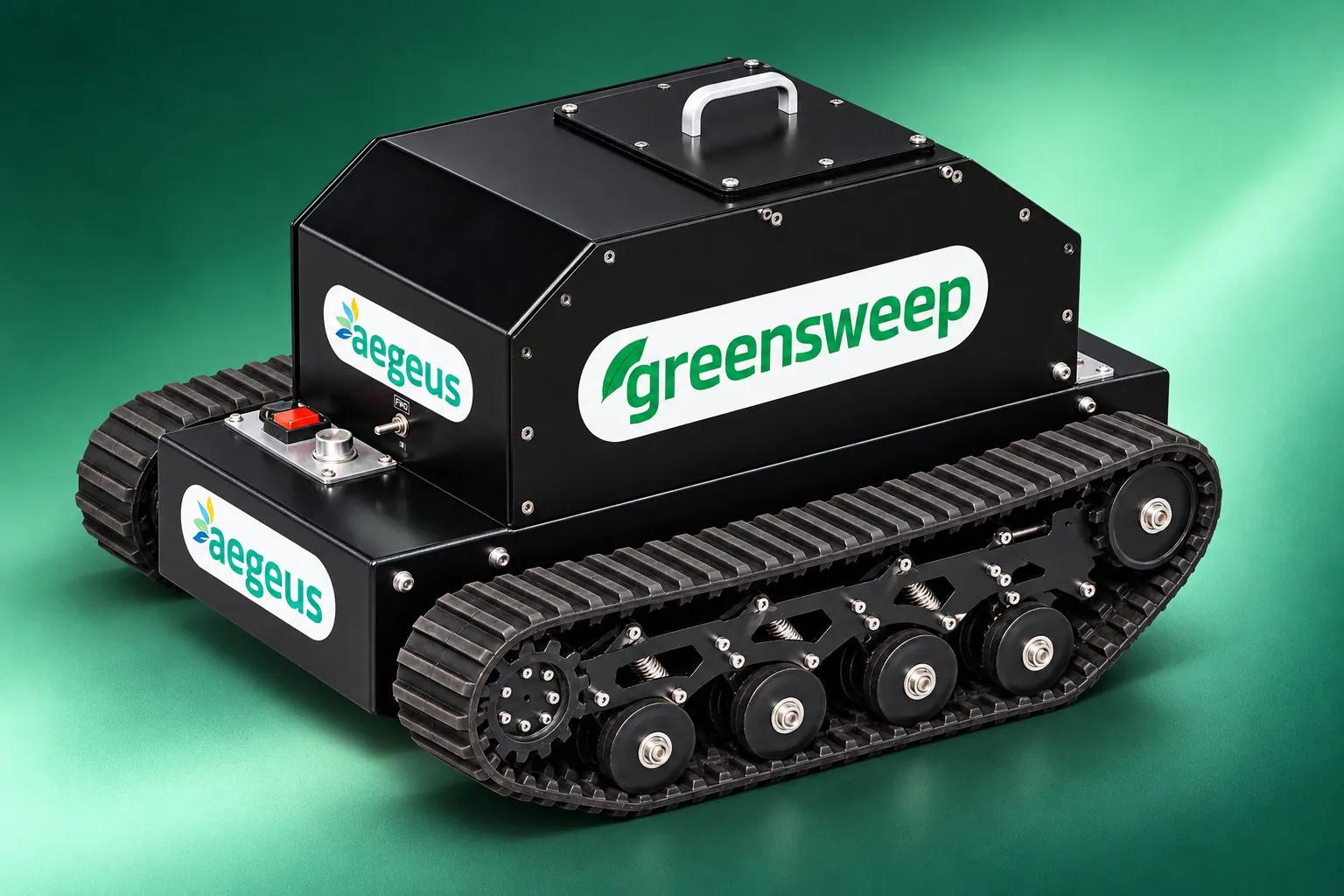 Aegeus Greensweep tracked robot